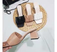 Dép quai ngang nhún đế 5 phân